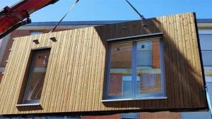 construcción con madera