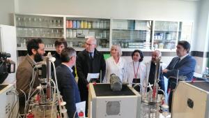El Consejero de Medio Ambiente y el viceconsejero de Economía visitan Inbiotec El Consejero de Medio Ambiente y el viceconsejero de Economía visitan Inbiotec