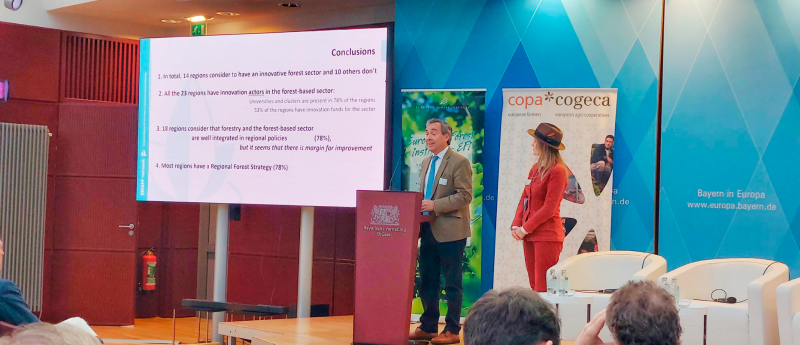 Alvaro Picardo presenta la gestión forestal en Castilla y León