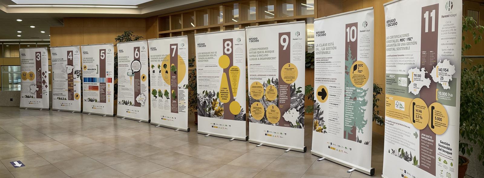 Exposición LIFE Soria ForestAdapt Exposición LIFE Soria ForestAdapt
