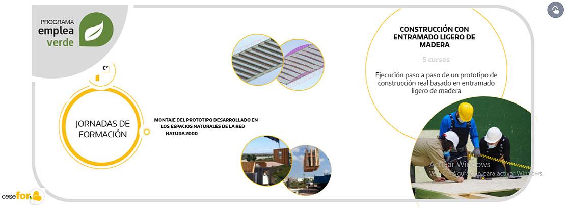 Construcción con madera Cesefor Empleaverde Jornadas madera País Vasco y Madrid